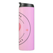 Bouteille d'eau d'amour et de bonheur (Tourné sur la droite)