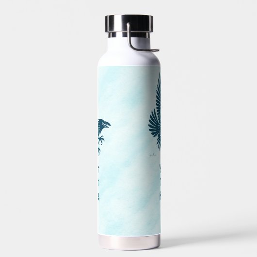 Bouteille D'eau Dancing Blue Raven (Gauche)
