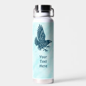 Bouteille D'eau Dancing Blue Raven (Arrière)