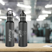 Bouteille D'eau Dandelions dans le Monogramme éolien