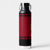 Bouteille D'eau Danemark Rustique Vacuum Isolé, Drapeau Danois (Avant)