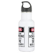 Bouteille D'eau Danger Sousaphone (Dos)