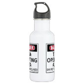 Bouteille D'eau Danger, zone opérationnelle de Tuba (Dos)