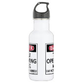 Bouteille D'eau Danger, zone opérationnelle de Tuba (Devant)