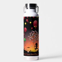 Bouteille d'eau - Dans le flux