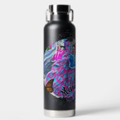 Bouteille D'eau Danse avec Fleurs et Papillons PV01 (Avant)