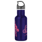 Bouteille D'eau Danse de ballet rose Ballerina Silhouette (Dos)