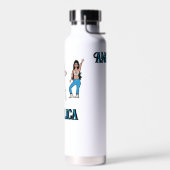 Bouteille D'eau Danse Turquoise Argent #2 (Gauche)