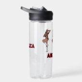 Bouteille D'eau Danseur de tigre rouge #1 (Droite)