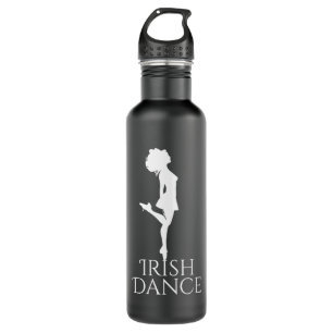 Bouteille D'eau Danseur irlandais hard Shoe noir et blanc danse
