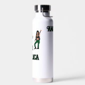 Bouteille D'eau Danseur noir vert #2 (Gauche)