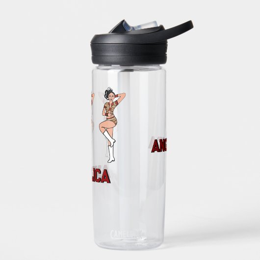 Bouteille D'eau Danseur Red Tiger #2 (Gauche)