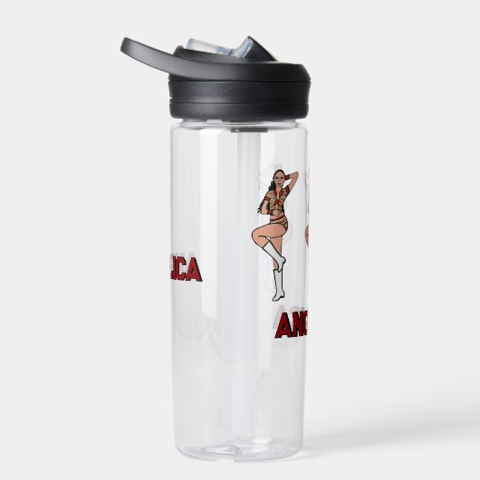 Bouteille D'eau Danseur Red Tiger #2 (Droite)