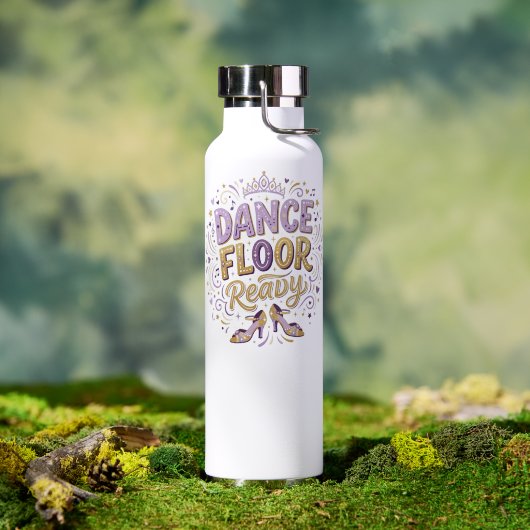 Bouteille D'eau Danseuse de Quinceañera Prête (Extérieur (pivotée))