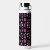 Bouteille D'eau Danseuse rose Motif Décor Maison (Arrière)