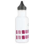 Bouteille d'eau d'aquarelle personnalisée (Gauche)