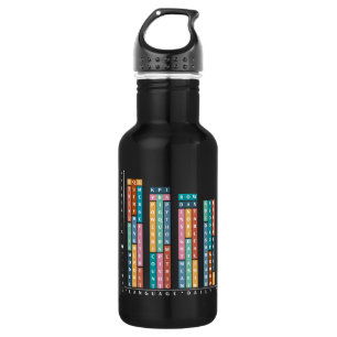 Bouteille D'eau Data Is My Love - Analystes & Data Scientist