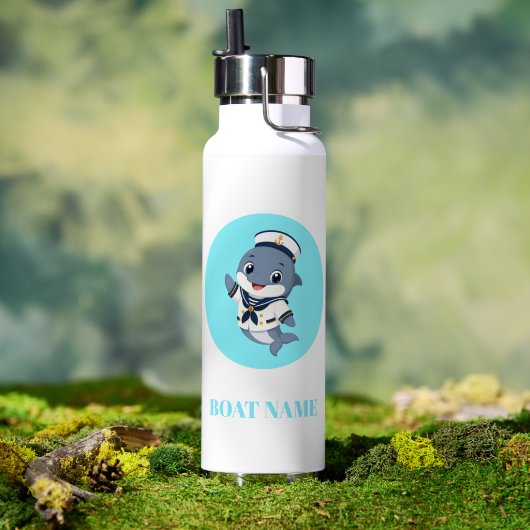 Bouteille D'eau Dauphin (Extérieur (pivotée))