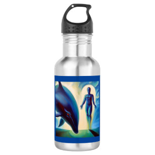Bouteille D'eau Dauphin animal Spirit 3