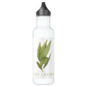Bouteille d'eau de 710ml FEUILLES DE LAURIER FRAÎC (Gauche)
