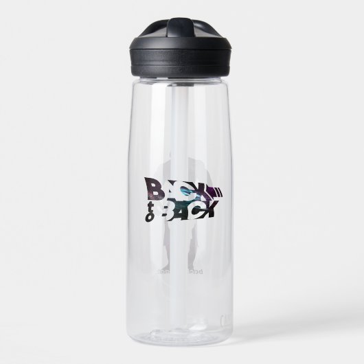 Bouteille d'eau de 750ml | Back to Back (Avant)