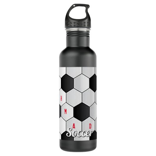 Bouteille d'eau de balle de football (Devant)