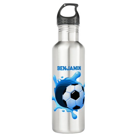 Bouteille d'eau de balle de football personnalisée (Devant)