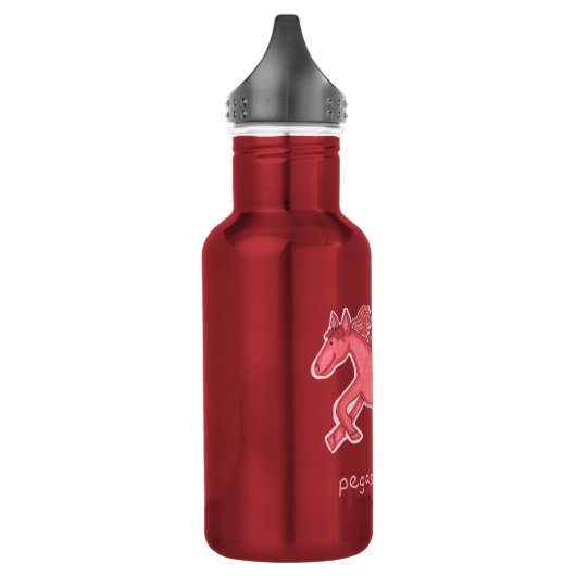 Bouteille d'eau de bande de Pegasus (rouge) (Gauche)