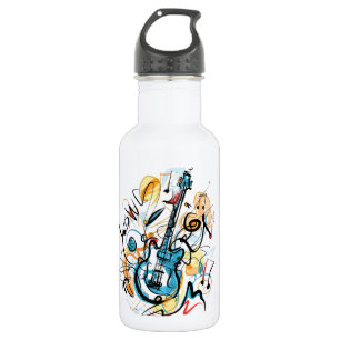 Bouteille d'eau de basculage de guitare