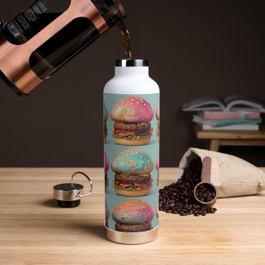 Bouteille d'eau de beaux burgers (Café)