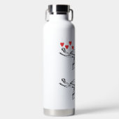 Bouteille D'eau de belles fleurs (Avant)