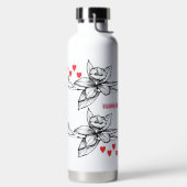 Bouteille D'eau de belles fleurs (Droite)