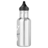Bouteille d'eau de béluga (Texte foncé) (Droite)