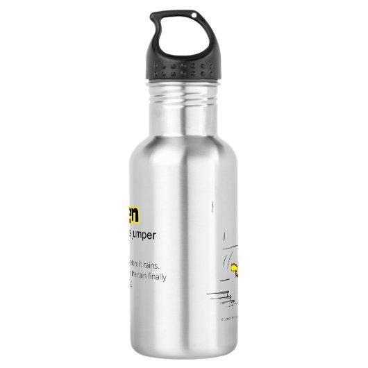 Bouteille d'eau de Ben des studios de baril de (Dos)