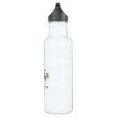 Bouteille d'eau de Bluebirds - Blanc (Droite)