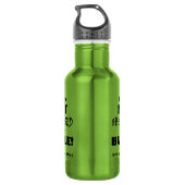 Bouteille d'eau de bugle obsédée (Dos)