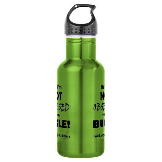 Bouteille d'eau de bugle obsédée (Devant)