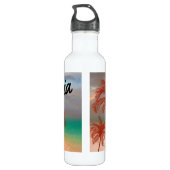 Bouteille d'eau de Californie (Dos)