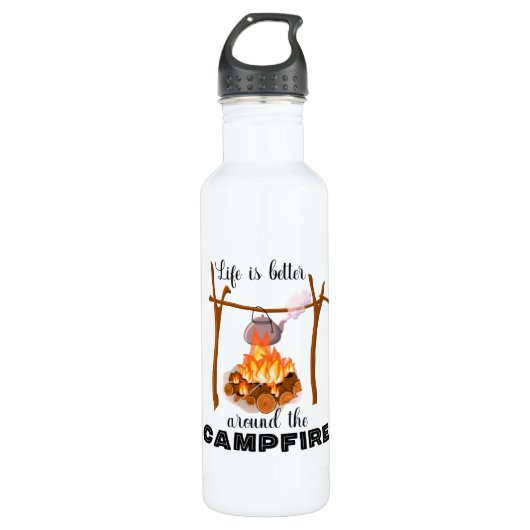 Bouteille d'eau de camping (Devant)