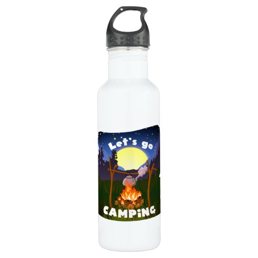 Bouteille d'eau de camping (Devant)