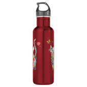 Bouteille d'eau de chats mignonne et colorée (Dos)