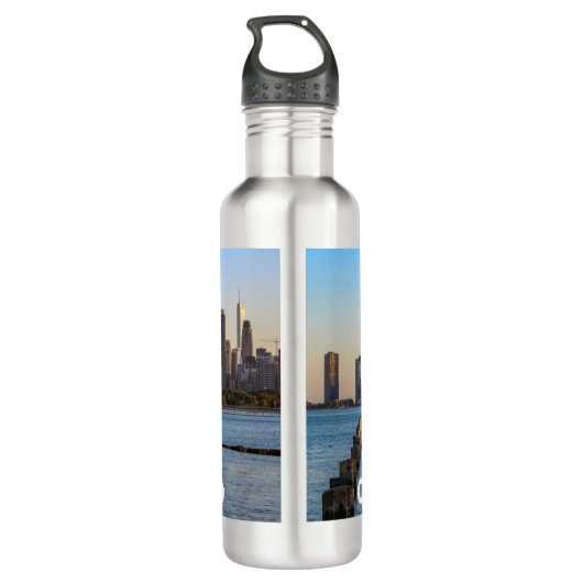 Bouteille d'eau de Chicago Skyline (Dos)