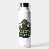 Bouteille d'eau de conception originale Salty Buzz (Avant)