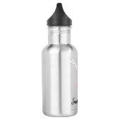 Bouteille d'eau de conscience de cancer du sein, (Gauche)