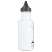 Bouteille d'eau de conscience de cancer du sein, (Gauche)