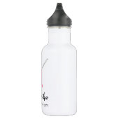Bouteille d'eau de conscience de cancer du sein, (Droite)