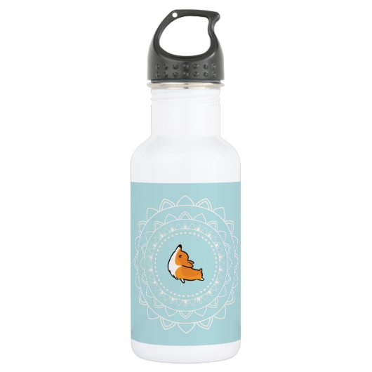 Bouteille d'eau de corgi de Namaste (Devant)