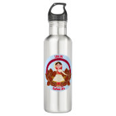 Bouteille d'eau de danse Kathak avec nom (Devant)