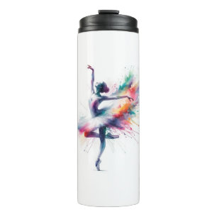 Bouteille d'eau de danseuse ballerine