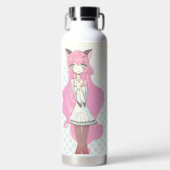 Bouteille d'eau de déesse chanteuse Kawaii anime (Avant)